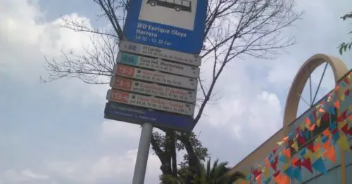 PARADERO SITP IED ENRIQUE OLAYA HERRERA  066A13